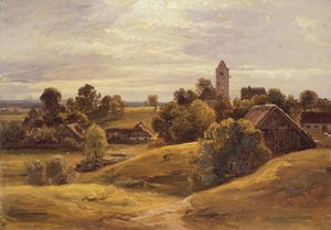 Village près de Dachau, 1859